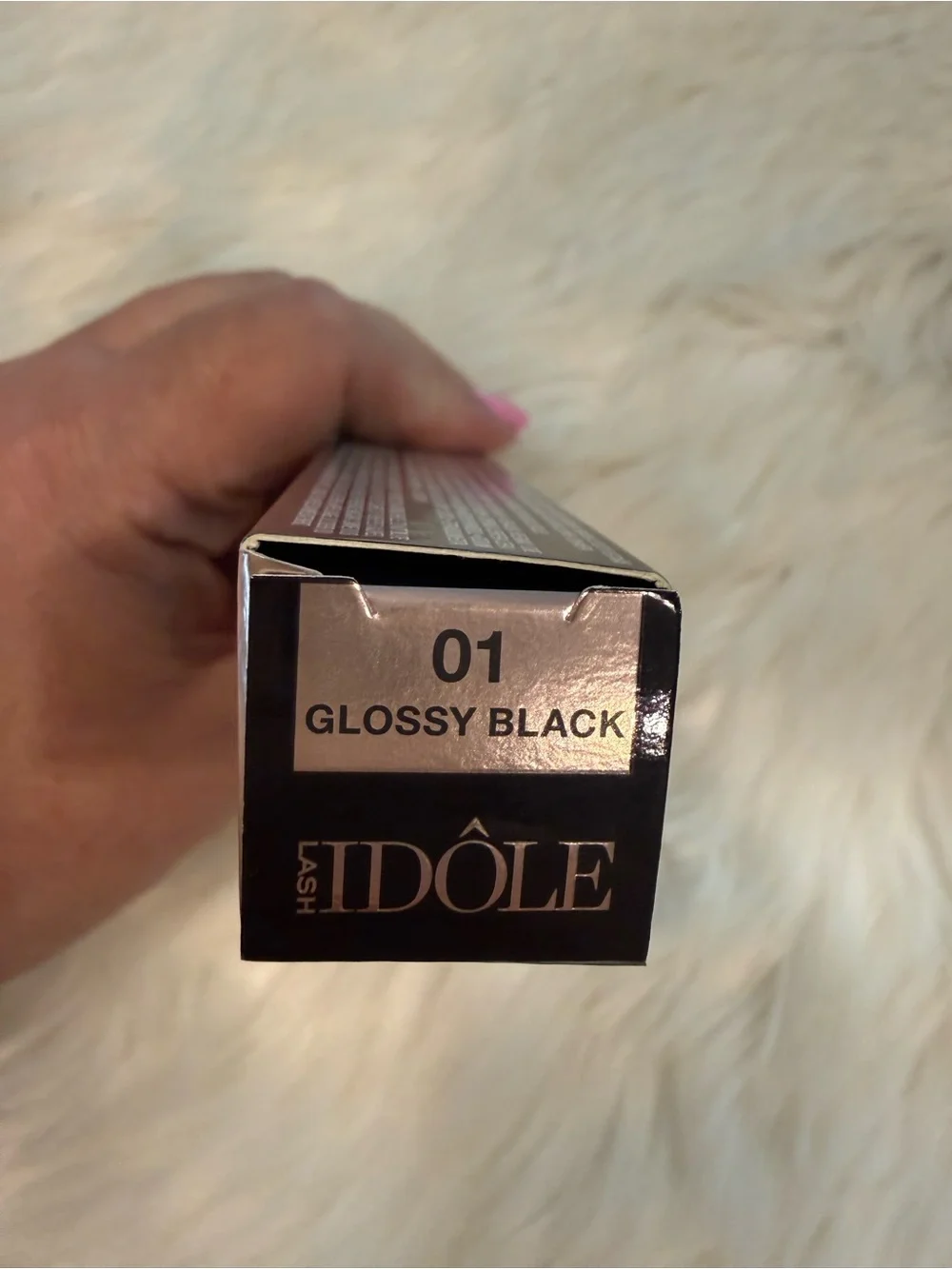 Lancôme Idôle Lash Mascara Packaging Glossy Black 01 New